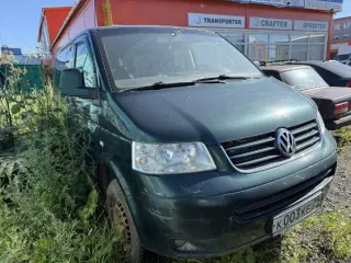 Volkswagen Multivan 2007 транспортное средство Volkswagen (WV2) 7HM Multivan, 2007 года выпуска, цвет - темно-зеленый, VIN WV2ZZZ7HZ7H147918, государственный номер К003КЕ29. Состояние ТС: снят двигатель и коробка передач, коррозия на всех элементах кузова, отсутствует крышка на переднем бампере…