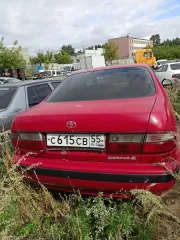 Автомобиль Toyota Carina E 1995 года выпуска, государственный номер C615CB55, VIN SB153ABK00E118409. Имеются царапины, потертости, вмятины, сколы, ржавчина, коррозия, поверхностные и внутренние загрязнения. Разбита передняя оптика. Ключ в наличии. СТС и ПТС в наличии. Модель Carina, назначение…