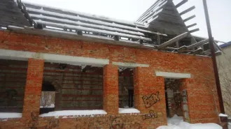 Кафе "Олимп" 1-этажный (подземных этажей -0) нежилое здание не завершенного строительством общая площадь 308,9 кв.м. Степень готовности объекта незавершенного строительства 50%, кадастровый номер 58:11:0100401:2384 расположен по адресу: Пензенская область, Камешкирский район, с. Русский-Камешкир…