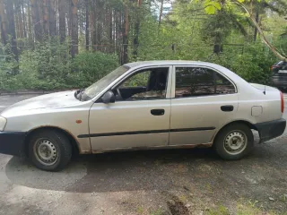 Автомобиль: Hyundai Accent, год выпуска: 2008, VIN: Х7МСF41GР8М165768, цвет кузова: серебристый