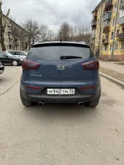 Kia Sportage 2011 года, VIN XWEPC811BB0004535, государственный номер М940ТМ35, синий цвет.