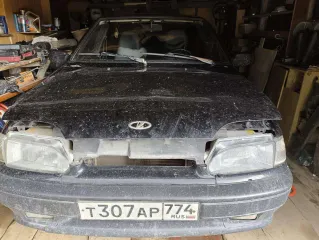 Лада 211540, 2010 год, VIN: ХТА211540A4869135, сине-черный