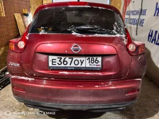 Nissan Juke 2011 года, 117 л.с. VIN SJNFBAF15U6113500, двигатель HR16, 1.6л, цвет: Красный.