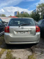 Toyota Corolla B182MP98 2006 г.в., ин. № У-01906, VIN SB1KM28E90F052768, цвет кузова серебристый.