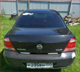 Nissan Almera Classic 2006 года, 107 лс. Автомобиль легковой, марка: NISSAN ALMERA, модель: CLASSIC 1.6 PE, VIN: KNMCSHLMS6P620562, гос. рег. номер: К235ВН150, год изготовления: 2006