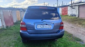 Toyota Highlander 2004 года, 230 л.с., пробег 257843 км, автоматическая коробка передач. VIN: JTEEP21A040032971, госномер У428УХ22.