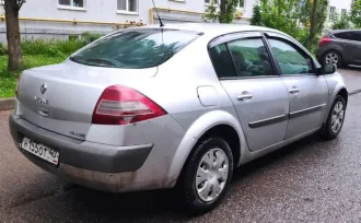 Renault Megane, 2006 года, 113 лс, 240904 км, легковой седан Renault Megane II C2E16 115 E2, 2006 года выпуска, VIN: VF1LM1B0H36655856, двигатель модель K4MD812 R022801 (1,6 л), СТС 40 04, 239055, ПТС 77 ТТ 962289