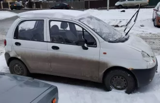 Автомобиль Daewoo Matiz, VIN: XWB4A11EDCA019949, госномер О219ТХ44, 2012 год, повреждения.