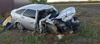 LADA Priora, VIN XTA217250E0264307, 2014 г.в., двигатель 1 596 см³ (106,1 л.с.). Местонахождение: Курская область, д. Амосовка. Автомобиль после аварии, не на ходу.