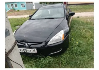 Honda Accord 2004 года, 160 лс, 200000 км, АКПП, легковой автомобиль, марка: Honda, модель: Accord, год изготовления: 2004, цвет: черный, VIN: 1HGCM72315A005874, г/н: Х605ОТ18