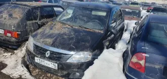 Renault SR 2011, гос номер Т385УН116, VIN X7LLSRB1HBH363229, объём двигателя 1598 куб. см, мощность 84.0 л. с., ключи и документы отсутствуют, работоспособность не проверялась. Покупатель самостоятельно осуществляет снятие обременений/ограничений (при наличии) на имущество.