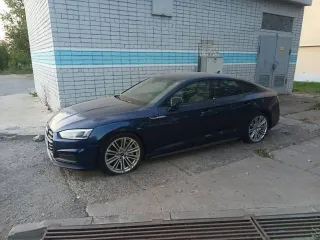 Audi A5 2018 года выпуска, государственный номер Н873ЕА716, VIN: WAUZZZF51JA106566, тип ТС — легковой, цвет синий, страна вывоза — Германия.