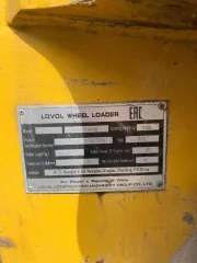 LOVOL FL956H, 2020 Фронтальный погрузчик LOVOL FL956H, 2020 года, VIN CLW009LFVLE002565, модель и № двигателя: WD10G220E23, 1220H005680, год изготовления 2020, цвет: многоцветный - желтый, черный, гос.рег.знак 42 МА 4196.