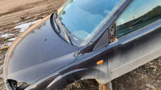 Ford Focus 2006 года, черный. VIN: X9F3XXEED36U20945, госномер: К367СО150. Двигатель: модель 6U20945, объем 1388 см³, мощность 80 л.с. (59 кВт). Снаряженная масса 1690 кг (1229 кг без нагрузки).