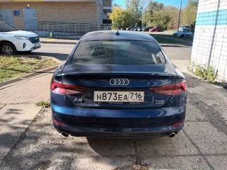 Audi A5 2018 249 лс полный привод АКПП синий Германия транспортное средство марки Audi A5 2018 года выпуска, гос.номер Н873ЕА716, VIN: WAUZZZF51JA106566, тип ТС легковой, цвет синий, страна вывоза: Германия, 140 000 км.
