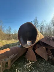 Бункер загрузочный для обсадных труб требует ремонта