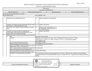 1/4 доля квартиры 57,9 кв.м. Нефтеюганск 1/4 доля жилого помещения (квартиры), площадь 57,9 кв.м., кадастровый номер: 86:20:0000041:1480, г. Нефтеюганск, мкр. 10-й, д. 12, кв. 90, рег. № 26-552; (зарегистрирован 1 взрослый, сделка подлежит нотариальному удостоверению). Вид ограничений и…