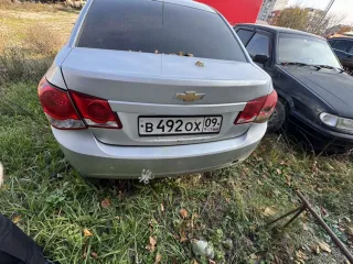 Chevrolet Cruze 2010, легковой автомобиль, марка Chevrolet, модель CRUZE, VIN XUFJF696JA3004459, гос. рег. номер В492ОХ09, год изготовления 2010.