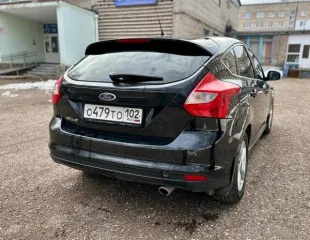 Ford Focus 2013 года выпуска. Пробег 243 км. Объем двигателя 1999 см³, мощность 149.6 л.с. Коробка передач — робот. VIN: X9FKXXEEBKDU87987. Экологический класс — пятый. Государственный регистрационный знак О 479 ТО 102.