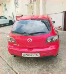 Mazda 3 2008 года, 105 л.с., пробег 250262 км, автоматическая коробка передач (АКПП). VIN: JMZBK14Z581734377, гос. номер: М208СХ82.