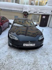 Tesla Model S 2016 года, 649 л.с., идентификационный номер (VIN) 5YJSA7E27GF154323, М211МТ154, год выпуска 2016, цвет черный