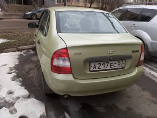 Легковой автомобиль ВАЗ 11183 LADA KALINA 2006 года выпуска, зеленый светлый, VIN XTA11183060025692, ПТС 77 УХ 926622, госномер А217ЕС57