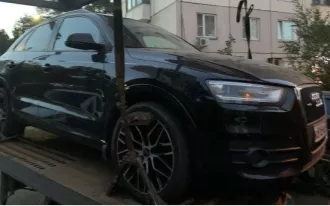 Автомобиль АУДИ Q3, 2014 г.в., VIN WAUZZZ8U8ER109119, кузов WAUZZZ8U8ER109119, цвет ЧЕРНЫЙ, мощность двигателя 170 л.с.