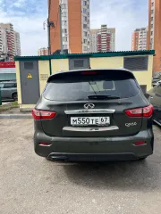 Infiniti QX60 2014 года выпуска, VIN 5N1CL0MM7EC541422. Цвет кузова зеленый. Объем двигателя 2488 см³, мощность 234 л.с. Экологический класс 4. Техническое состояние и комплектность оцениваются при самостоятельном осмотре. Покупатель, подавая заявку, подтверждает ознакомление с состоянием и…