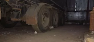 Полуприцеп-цистерна Г6-ОПА-93, Van Hool 3D0005, государственный регистрационный знак ЕЕ 7377 13rus.