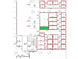 Нежилое помещение 4,1 м², Москва, ул. Светланова, д. 11, корп. 2, площадью 4,1 (подземный этаж № 1, помещение 78П), кадастровый номер: 77:07:0013005:15337, назначение: свободное, общая площадь: 4.1.