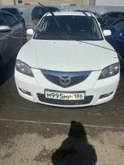 Mazda 3, 2008 автомобиль марки "MAZDA 3", г/н М995МР186, 2008 г/в, белого цвета, VIN-JMZBK12F501776246. ТС обременено залогом, который остается на имуществе, согласно ГК РФ (покупатель оплачивает залог самостоятельно). ТС имеет ограничения ФССП на регистрационные действия (ключи и документы…