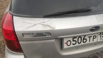 Subaru Outback, 2003, 156 лс, 390000 км, полный привод, АКПП. Легковой автомобиль, марка: Subaru, модель: Outback, год изготовления: 2003 г.в., цвет: серый, VIN: отсутствует, модель двигателя: EJ25 C074283, мощность двигателя, л. с. (кВт): 165 (123,75), рабочий объем двигателя, куб. см: 2457, кузов…