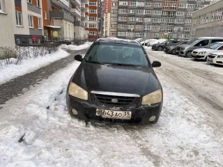 KIA Spectra LX, 2005, легковой автомобиль, кузов № KNAFE122455156632, VIN: KNAFE122455156632, год выпуска 2005. Ознакомление с имуществом по адресу: г. Калининград, ул. Генерал-Лейтенанта Озерова, д. 19 (парковка), с 10:00 до 18:00 местного времени, по предварительной записи по тел…