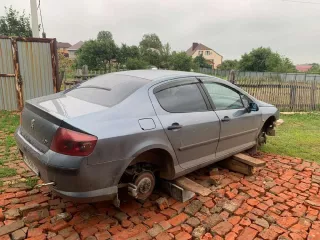 Peugeot 407, 2006, VIN: VF36D6FYC21494493, серый.