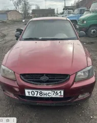 Hyundai Accent 2005 Автомобиль Хенде Акцент 2005 г.в., в кузове красного цвета, без ключей, бывший в эксплуатации, в аварийном состоянии, с видимыми повреждениями, потертостями, дефектами, возможны скрытые повреждения и дефекты. Имущество, обращенное в собственность государства (2655). Имущество…