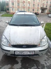 Ford Focus 2002 года выпуска, цвет серый/серебристый. VIN: X9FNXXEEDN2G02715, ПТС: 47TA940267, госномер Е285УУ159. Страна изготовления Россия, разрешенная максимальная масса 1715 кг, масса без нагрузки 1258 кг. Находится в совместной собственности.