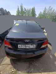 Hyundai Solaris, госномер A978PE716, 2013 год, VIN Z94CU41DACR195982. Объём двигателя 1591 куб. см, мощность 123 л. с. Ключи и документы отсутствуют. Работоспособность не проверялась.
