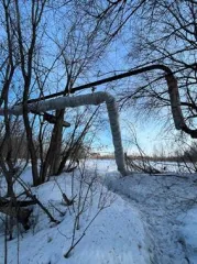 Трубопровод хозводы, технический паспорт 41-16Т, инвентарный номер 00030213, протяженность 3413 метров.
