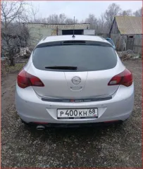 Opel Astra, 2012 года, 180 лс, 233333 км. Автомобиль легковой, марка: OPEL, модель: ASTRA, VIN: XUFPE6DJ5C3037061, гос. рег. номер: Р400КН68, год изготовления: 2012.