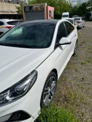 Hyundai Sonata, 2018 года, 187 лс, 118033 км, АКПП, VIN: XWEE341FBK0000597, гос. рег. знак: Н160АУ550, цвет: белый