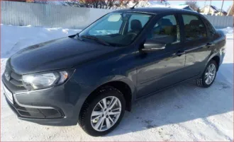 Lada Granta 2024, 90 л.с., 8296 км. Автомобиль легковой, марка: LADA, модель: GRANTA, VIN: XTA219040S1121029, гос. рег. номер: С256НМ45, год изготовления: 2024.