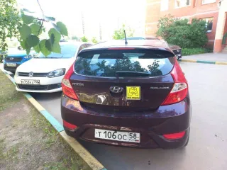 Автомобиль марки Hyundai модель Solaris 2011 г.в. VIN номер Z94CU51DABR009095