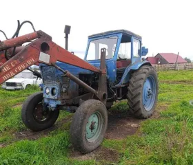 Трактор МТЗ-50 1970 года выпуска, синий. Двигатель № 268, госномер 3948 ХЕ 24.