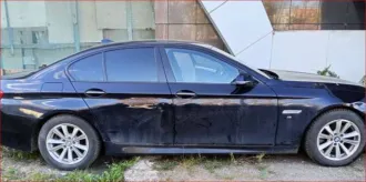 BMW 5 Series 2014 года, 184 лс, АКПП. Идентификационный номер – X4X5A39410D880034. Тип ТС – легковой, год изготовления – 2014. Номер кузова – X4X5A39410D880034, цвет кузова – черный. Мощность двигателя – 184 л.с. (135 кВт).