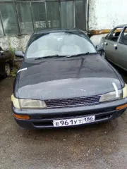 Toyota Corolla 1994 автомобиль марки ТОЙОТА Королла, цвет серый, г.р.з. Е 961 УТ 186, VIN AE100-3007866, г/в 1994. (ключи и документы отсутствуют, техническое состояние не проверялось, пробег не известен). Имущество продается в том виде, в каком оно есть, в случае продажи возврату/обмену не…