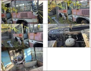 Грейдер прицепной СД-105, заводской номер 7336. Каток дорожный ДУ-93. Кабина от автомобиля КРАЗ 256 Б1, государственный регистрационный номер К328ТХ75. Автомашина ЗИЛ ММЗ-554, государственный регистрационный номер 8828ЧТП. КАМАЗ (рама). КДМ, рама. Автобус ПАЗ-3205 (снят с учета). Кузов КАМАЗ. Бочка…