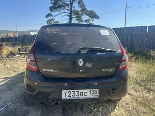 Renault Sandero 2010 автомобиль марки Renault модель Sandero 2010 г.в. VIN-номер X7LBSRB2HAH345388 Ознакомление с имуществом производится по месту нахождения транспортного средства: 670031, Республика Бурятия, г. Улан-Удэ, ул. Терешковой, 20Б, предварительно согласовав время по эл. почте…