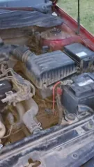 Kia Cerato 2005 года, VIN: KNEFE242255189539, номер кузова: KNEFE242255189539, красный цвет. Объем двигателя 1599 см³, мощность 77 кВт/105 л.с., экологический класс не установлен. Тип транспортного средства: легковой комби (хэтчбек).