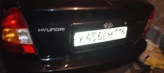 Легковой автомобиль  требует ремонта двигателя , марка: HYUNDAI ACCENT, год изготовления: 2008, цвет: ЧЕРНЫЙ, VIN: X7MCF41GP8M177517, г/н: К456ЕМ116, мощность двигателя, л. с.  кВт : /102.0, рабочий объем двигателя, куб. см: 1495 Лот №1 Легковой автомобиль  требует ремонта двигателя , марка…