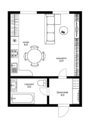 1-комнатная квартира 27,7 м², Краснодар. Кадастровый (условный) номер 23:43:0130087:3826, вид собственности: индивидуальная. Место нахождения: Россия, Краснодарский край, г. Краснодар, пос. Российский, ул. Измаильская, 8, литер а1, кв. 7.